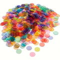 Kunststoff-Chips transparent