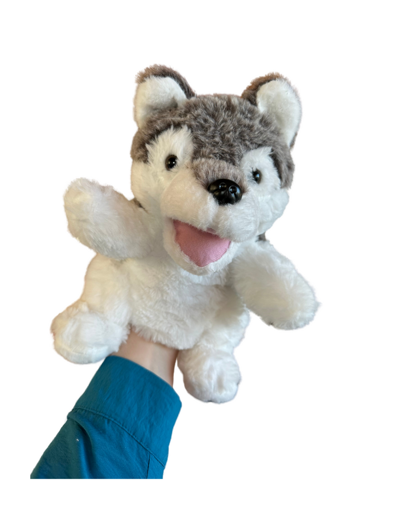 Handpuppe Husky