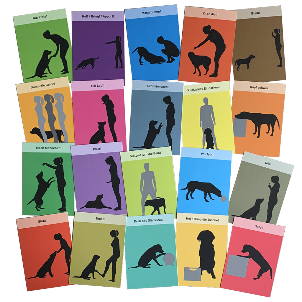 Trickkarten für Schul- und Therapiehunde
